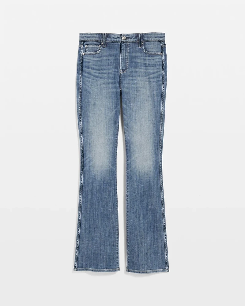 High-Rise Skinny Flare Jeans
