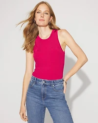 Space-Dyed Sweater Tank Top
