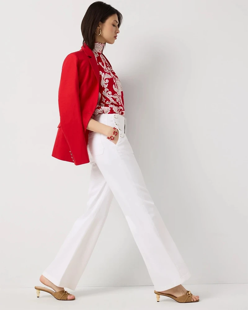 High-Rise Wide Leg Mariner Jean