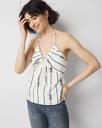 Tie-Front Halter Top