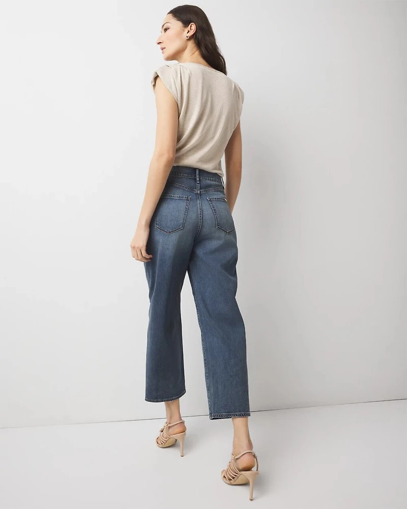 Petite Extra High-Rise Barrel Jean