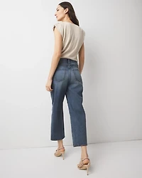 Petite Extra High-Rise Barrel Jean