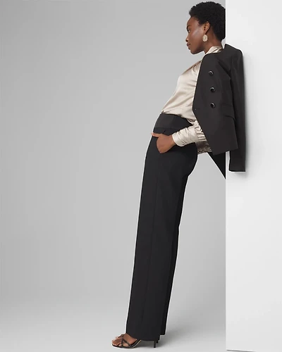 Extra High-Rise Tuxedo Luxe Stretch Trouser
