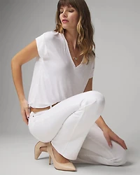 High-Rise Skinny Flare Jeans