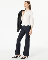 Lace Corset Poplin Shirt