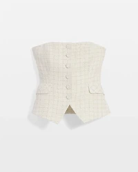 Tweed Bustier