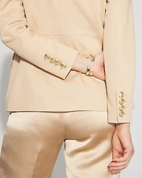 Double-Breasted Utility Blazer