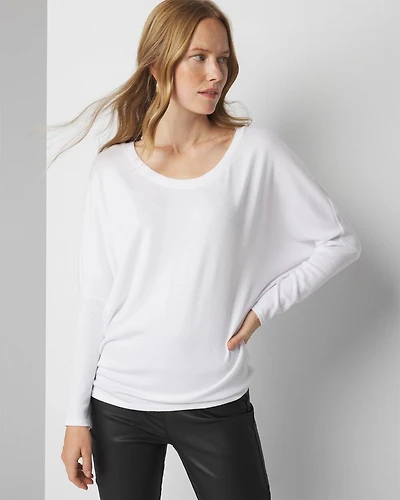 Long Sleeve Ribbed Tunic