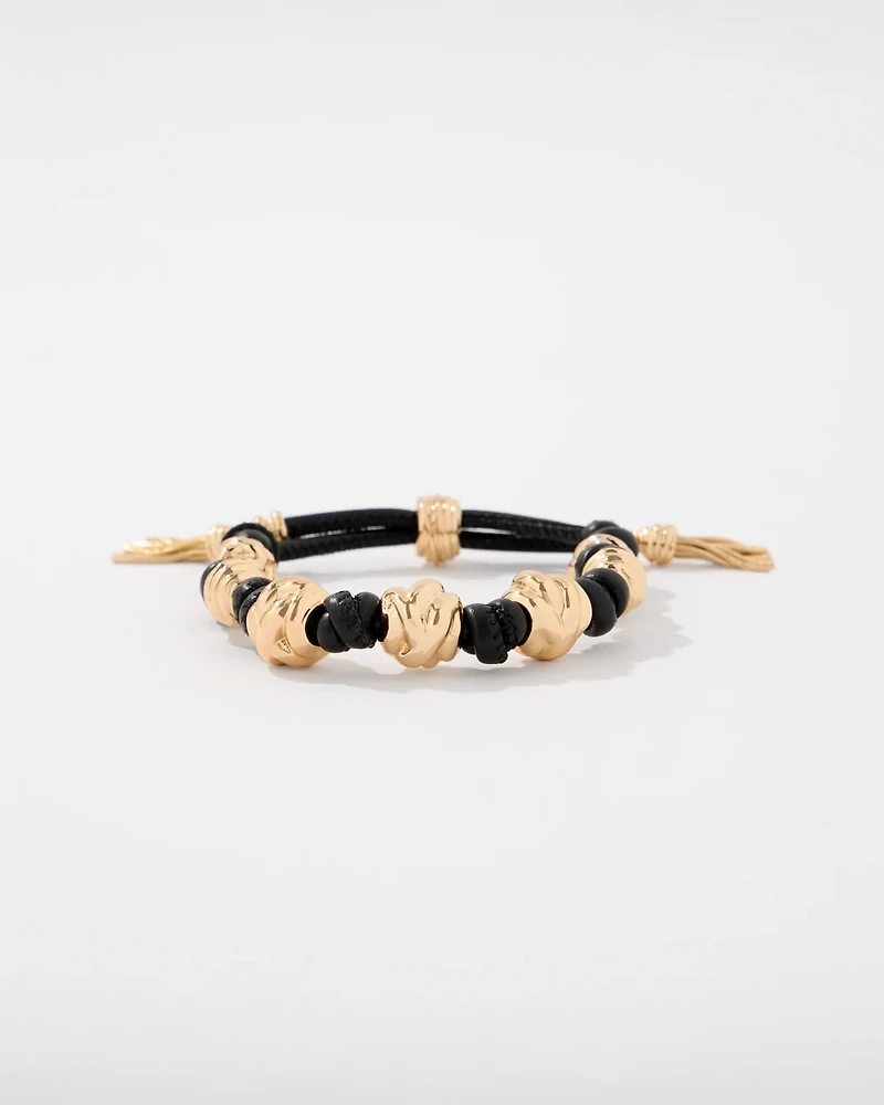 Sculptural Knot Adjustable Bracelet