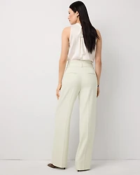 Double Waistband High Rise Wide Leg Pant