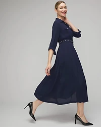 Long Sleeve Utility Shirt Dress