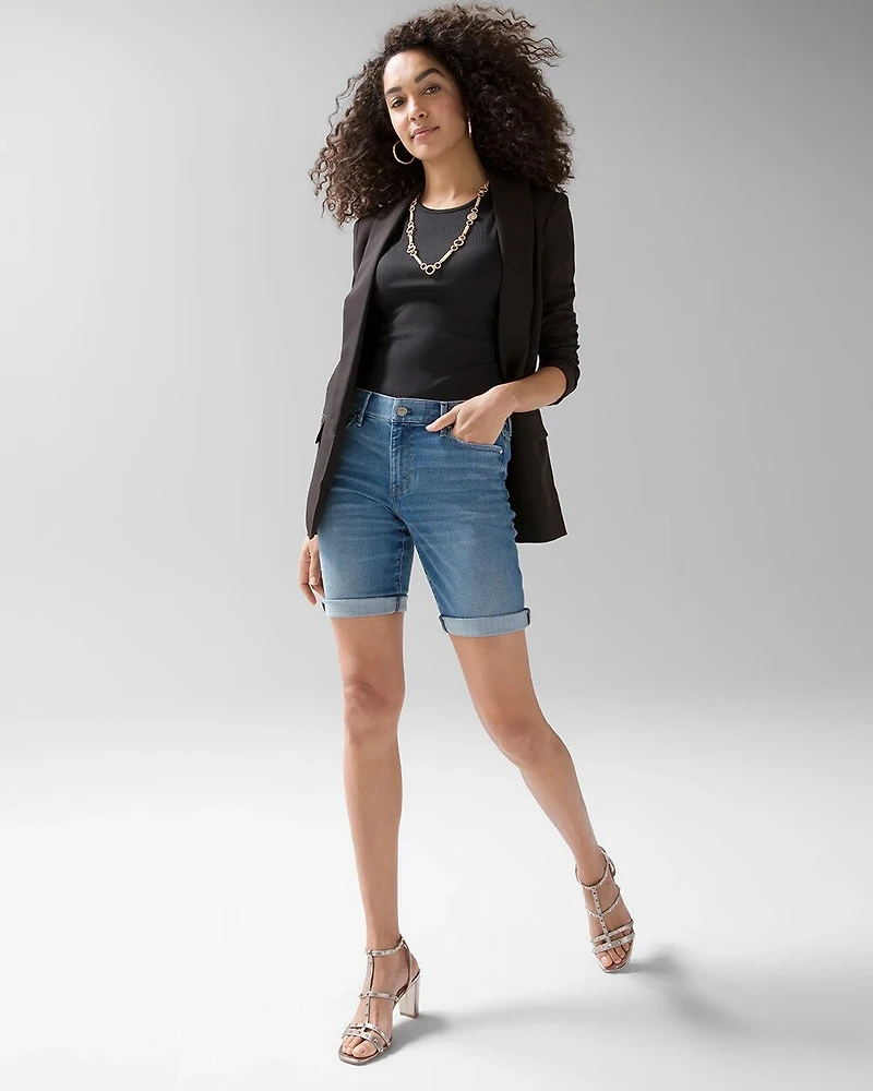 Curvy Mid-Rise Everyday Soft™ Bermuda Curvy