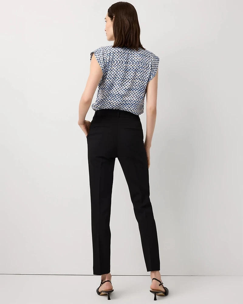 High-Rise Elle Slim Ankle Pant