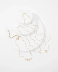 Ball Chain + Pavé Convertible Necklace