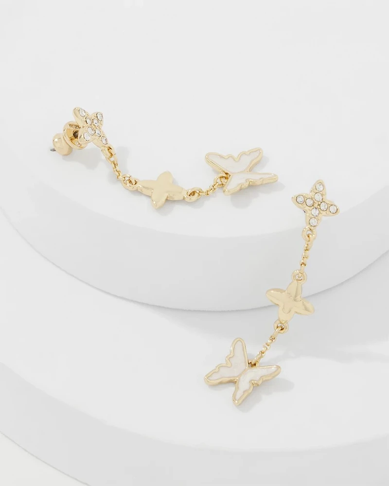 Butterfly Linear Earrings