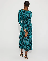 Tie-Waist Midi Dress