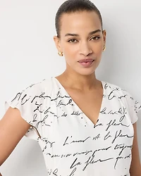 Satin Blouse Sheath Dress