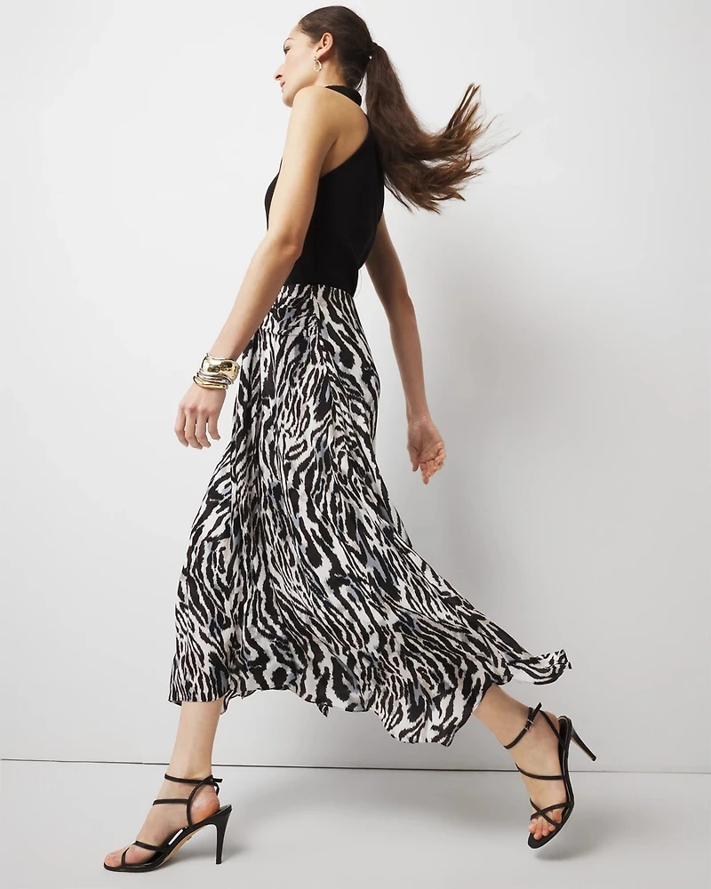 Leopard Midi Skirt