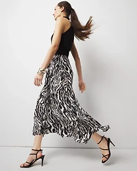 Leopard Midi Skirt