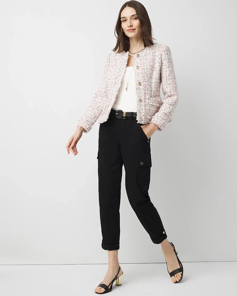 Shimmery Tweed Jacket