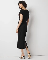 Off-The-Shoulder Midi Dress