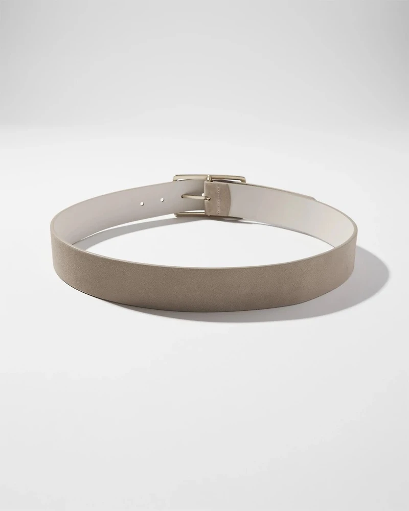 Suede Denim Belt