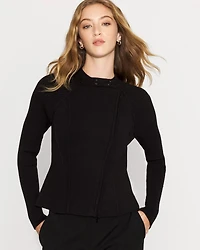 Moto Sweater Jacket