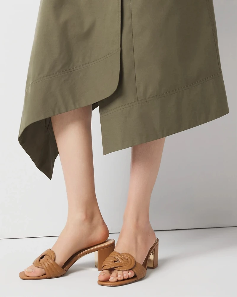 Interlock Leather Sandal