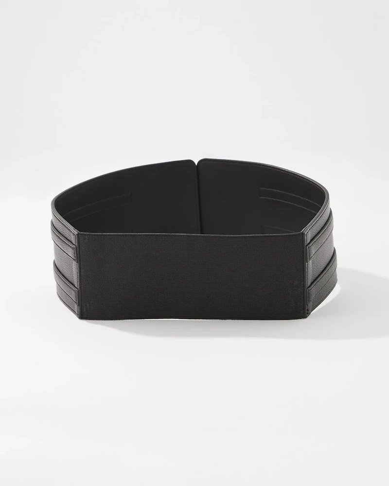 Sculptural Wide Waist Belt