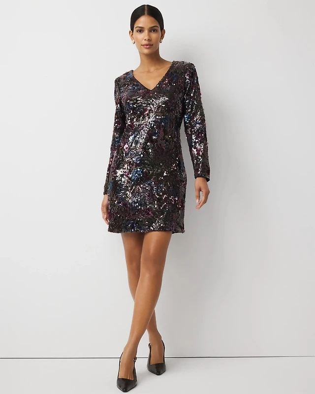 sparkle delight glitter mesh dress Lena Bow Mini Dress – Rebecca Vallance main image 1
