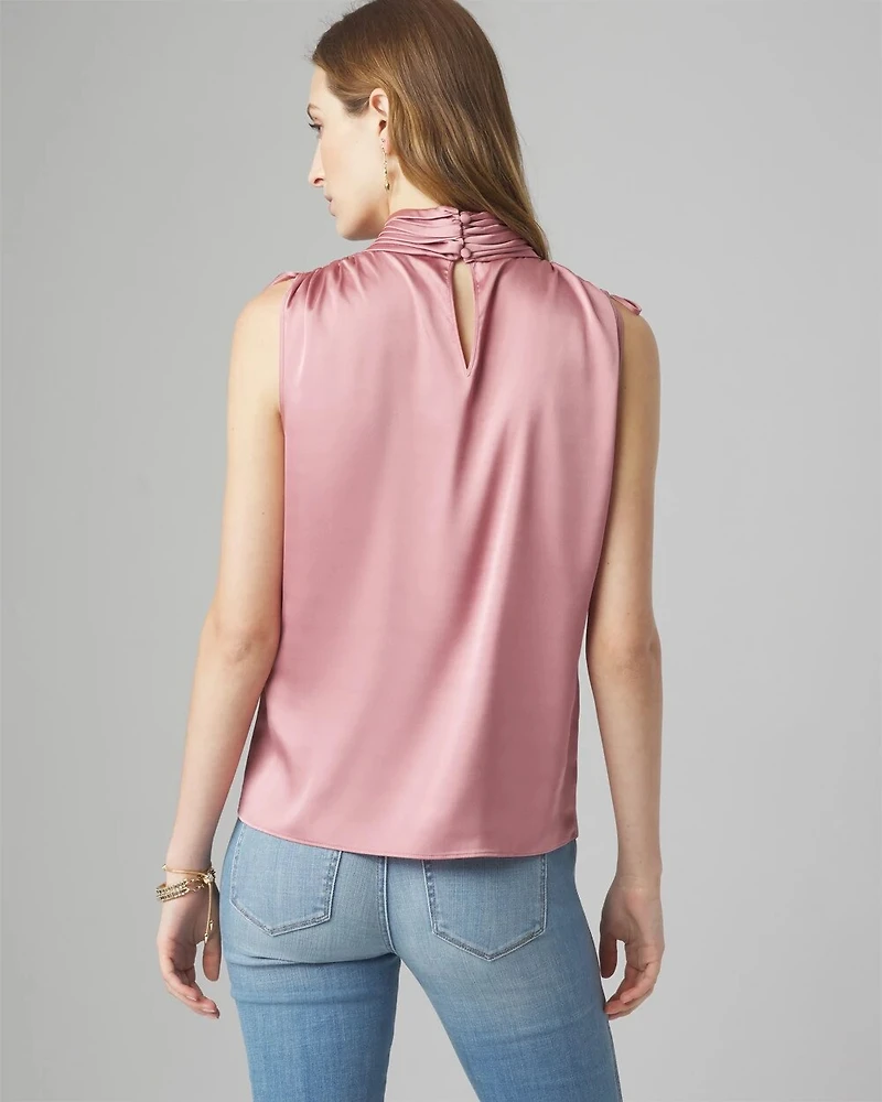 Mockneck Shell Top