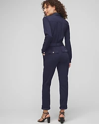 Long Sleeve Utility Jumpsuit
