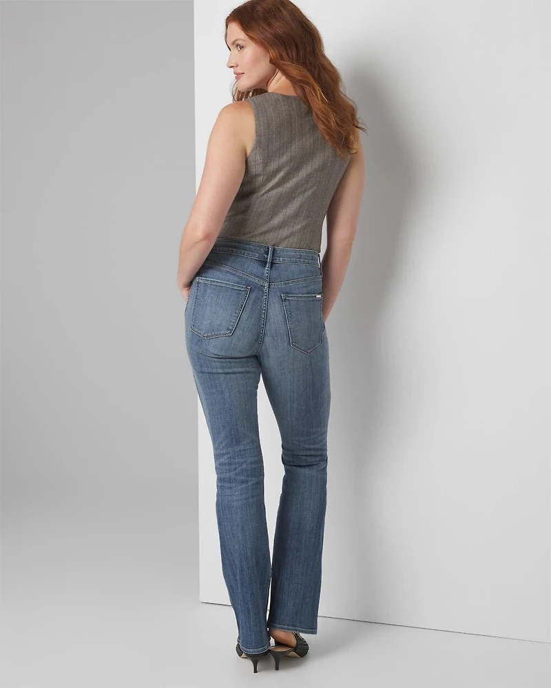 High-Rise Skinny Flare Jeans