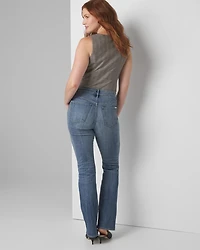 High-Rise Skinny Flare Jeans