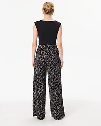 Pleated Wide Leg Pant