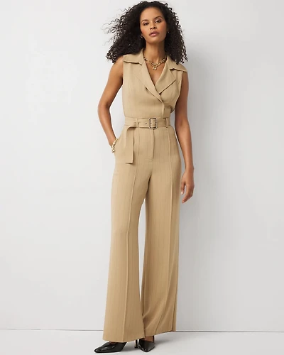 Tailored Crepe Jumpsuit