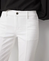 Petite Mid-Rise Double Pocket Girlfriend Jean