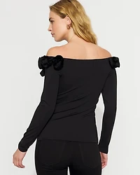 WHBM FORME™ Off-The-Shoulder Floral Top