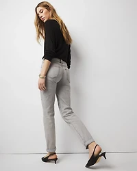Mid-Rise Girlfriend Jeans