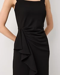 Square Neck Midi Dress