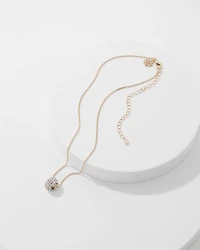 Pavé Pendant Necklace