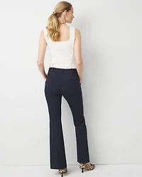 High Rise Denim-Look Piper Flare