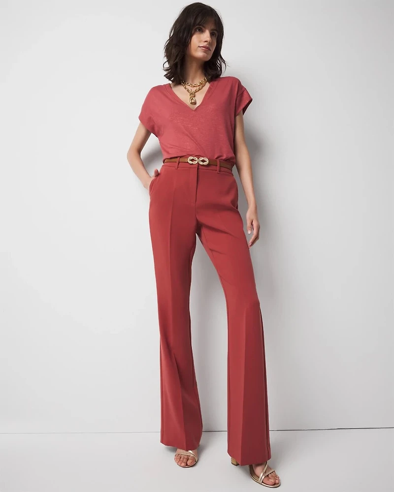 High-Rise Flare Trouser