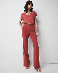 High-Rise Flare Trouser