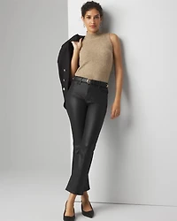 Cable Stitch Mockneck Sweater Tank