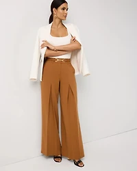 Pleated Ultra Wide Leg Pant