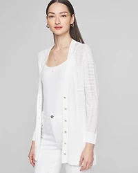 Stitchy Rib Boyfriend Cardigan