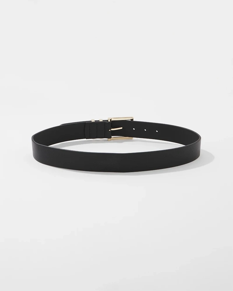 Gold Twist Denim Belt