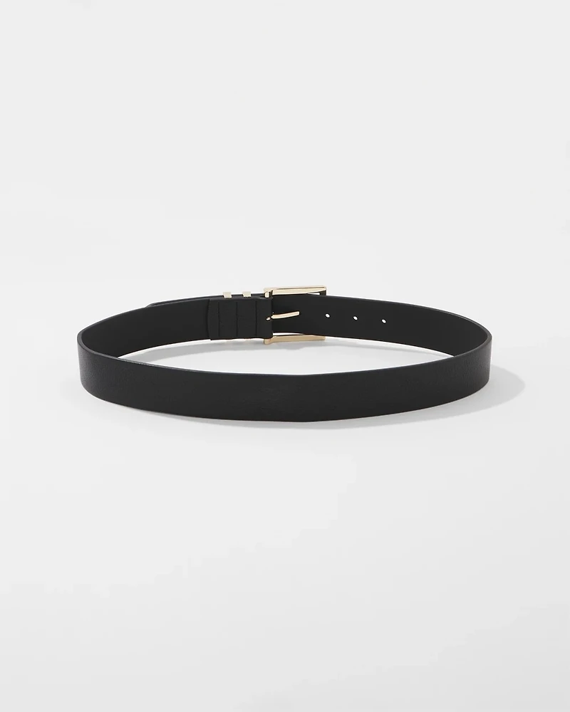 Gold Twist Denim Belt