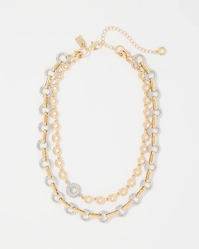 Links + Rings Convertible Necklace